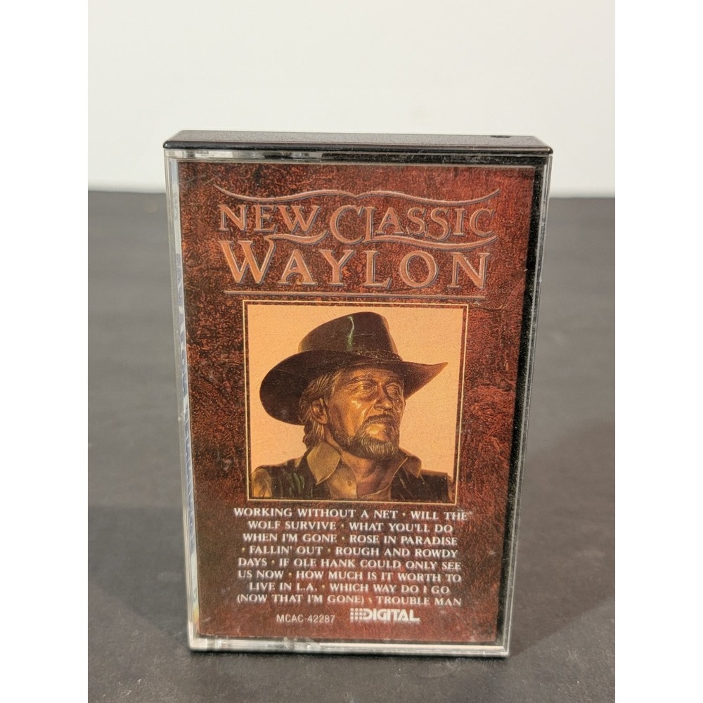 Waylon Jennings New‎ Classic Waylon Cassette MCA 1989 HQ
